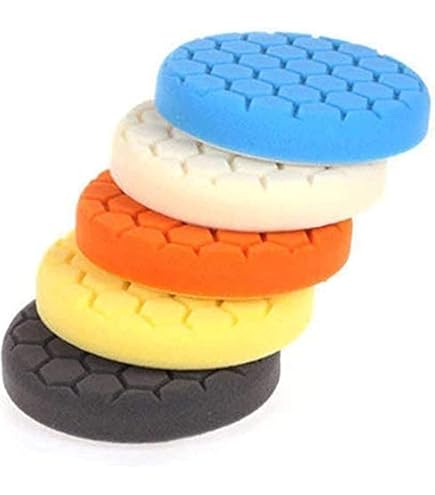 Orange Light Cut Pad, Buffing Polishing Pads, 3Pcs 6.5
