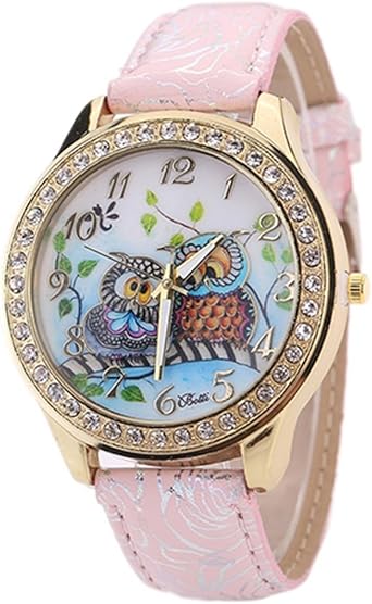 SSITG Reloj de pulsera para mujer con diseño de flores ...