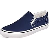 Mens Classic Slip on Canvas Shoes Casual Loafers Fashion Sneakers