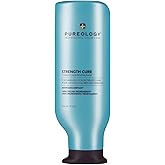 Pureology Strength Cure Conditioner - For Damaged or Color-Treated Hair, Reduces Breakage, Strengthens & Softens, With Sulfate-Free Formula, Vegan