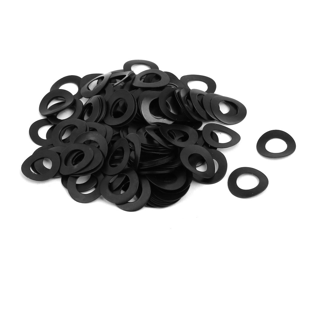 Sourcingmap 8mm Fitting Dia Carbon Steel Compressed Type Curved Spring Washer 200pcs