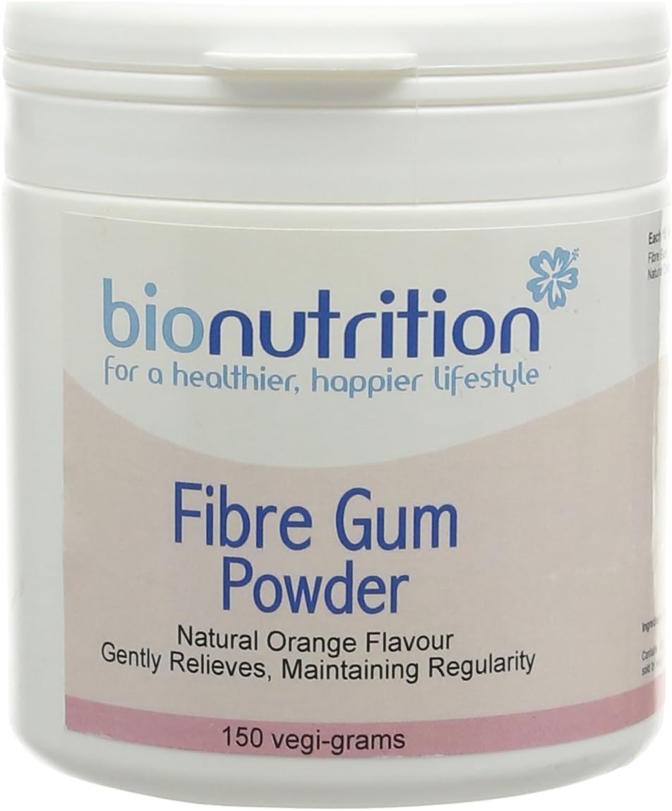 Bio Nutrition Fibre Gum Powder Digestive Health Supplement 150g