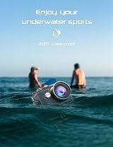 Apexcam M80air Action Camera 4K 60FPS 64MP WiFi Sports Underwater 40M EIS Remote view 2