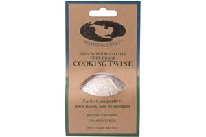HIC KITCHEN Beyond Gourmet Cooking Twine, Chef Grade, All-Natural Unbleached Cotton, 16-Ply, 200-Feet