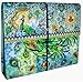 Punch Studio Accordion File Holder with Bungee Closure - Blue Rose Peacock 65727