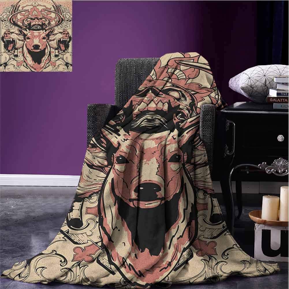 JKTOWN Deer Kids Blanket Blanket Comfort Warmth Soft 51x60