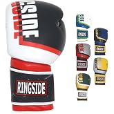 Ringside Bullet Sparring Boxing Gloves - High-Performance Synthetic Leather for Boxing, MMA, Muay Thai - Secure Fit, Ventilated Comfort for Men &amp; Women, Ideal for Training &amp; Combat Sports