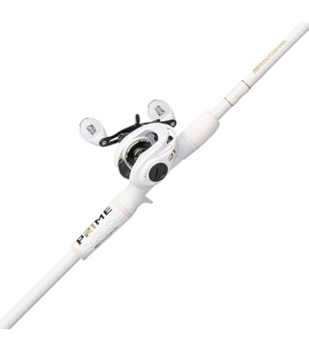 Abu Garcia Zata LTD Baitcast Low Profile Reel and 7' Fishing Rod Combo, Magnetic Braking System, 24-Ton Graphite Construction, Graphite Body & Sideplates, Left Handle Position : Sports & Outdoors