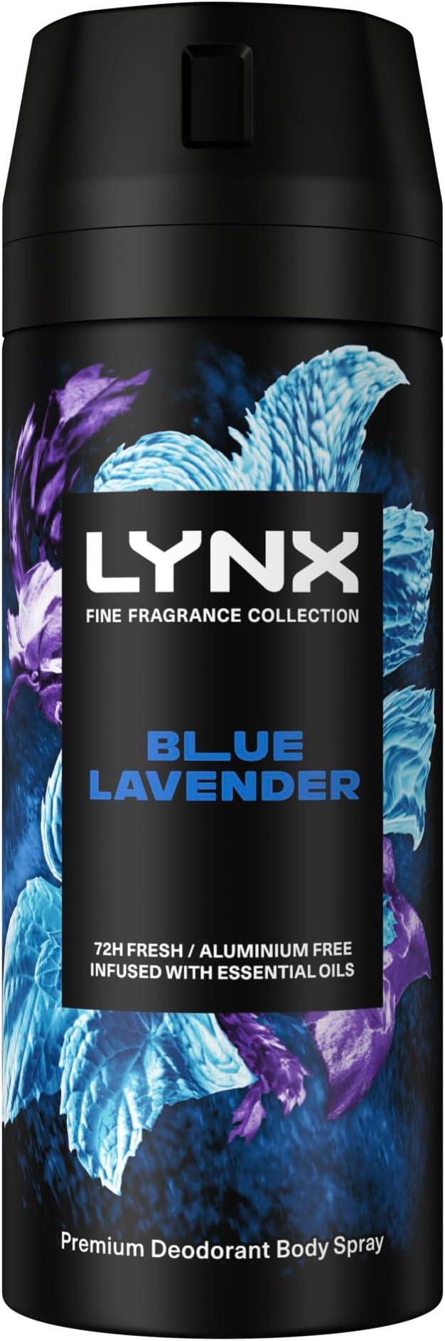 Lynx Blue Lavender Premium Body Spray Deodorant for Men 72 Hour Freshness 150 ml