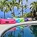 Mad Grit Best Inflatable Sofa Best Air Lounger - Pool Float Lounge Chair - Lazy Hangout Bag - Water Proof Air Hammock - Includes: 2 LED Camping Lights, 3 Pockets & Bottle Opener.