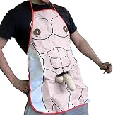 HENBRANDT Novelty Men's Funny Sexy Apron for Cooking BBQ Party Kitchen Gift view 7