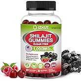 Shilajit Gummies 1000mg for Men and Women: Made in USA Supplement with Pure Himalayan Shilajit - No Added Sugar Non-GMO with