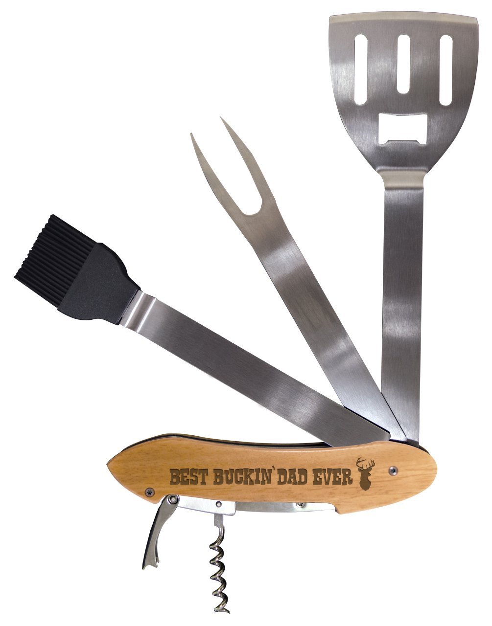 Funny Dad Gifts for Men Best Buckin Dad Ever BBQ