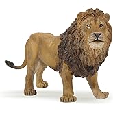 Papo Sovereign Lion of the Savanna Figurine, Wild Life Collection, Kids | A journey through the African ecosystem | king of Africa's animals | hand-painted | a great gift idea for ages 3 and up