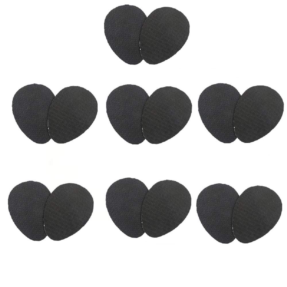 Anti-Slip Rubber Sole Protector Pads,Outsole Pads 7 Pairs Self-Adhesive Shoe Grips Non-Slip Noise Reduction Skid Proof Sole Pad High-Heeled Shoe Pads