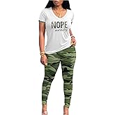 Lounge Sets for Women 2 Piece Summer Casual Jogger Workout Outfits Short Tops Long Pant Sweat suit leggings set