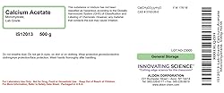 Innovating Science Laboratory-Grade Calcium Acetate