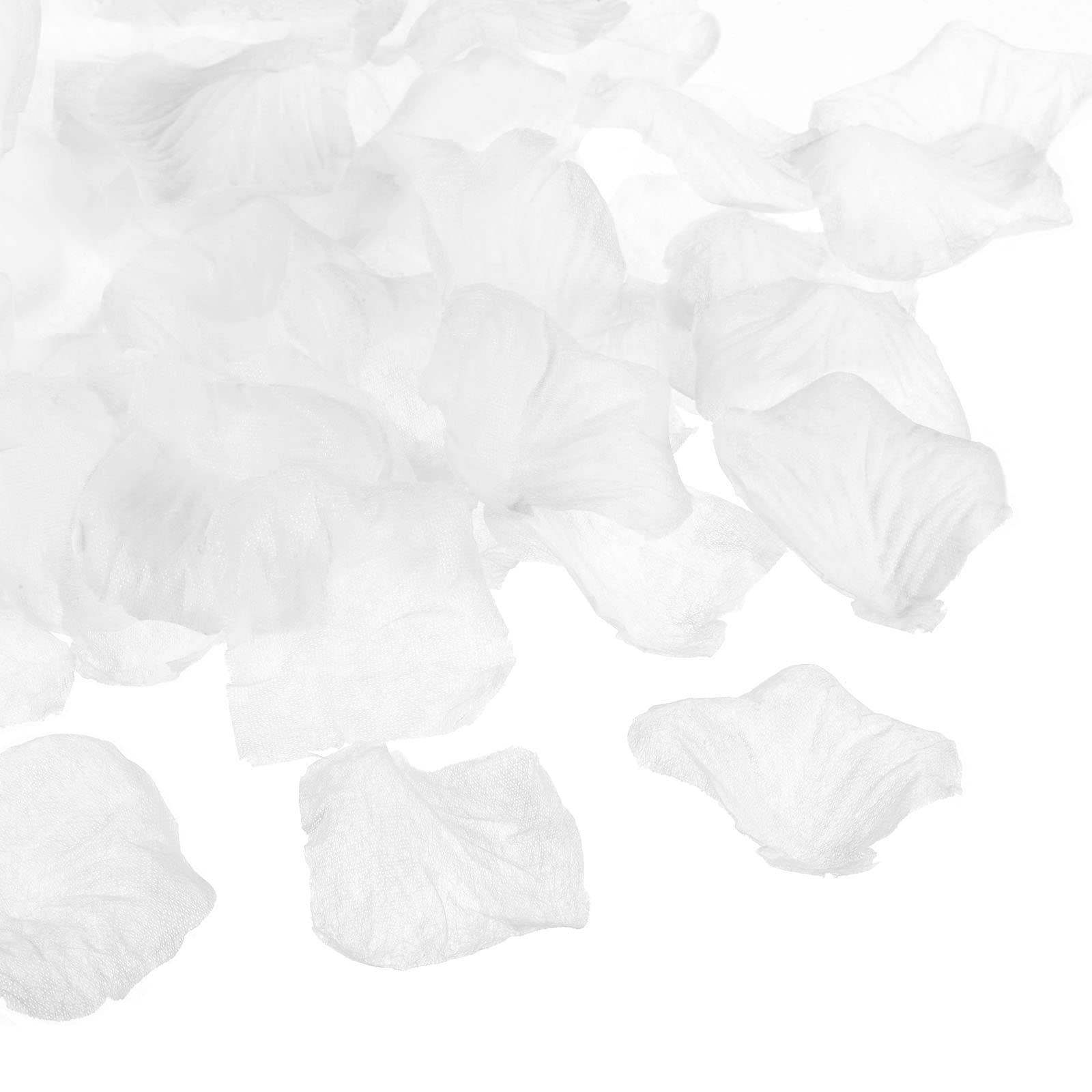 PATIKIL Artificial Rose Petals, 2000Pcs Fake Flowers Silk Petal Decoration Supplies for Romantic Night Wedding Party Event Decor, White