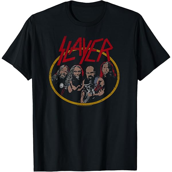 Amazon.com: Slayer - Classic Logo Premium Tri-blend T-Shirt