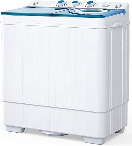 kuppet mini lavadora compacta de doble tina portatil de 26 libras de capacidad lavadora 18 libras y centrifugadora 8 libras con bomba de