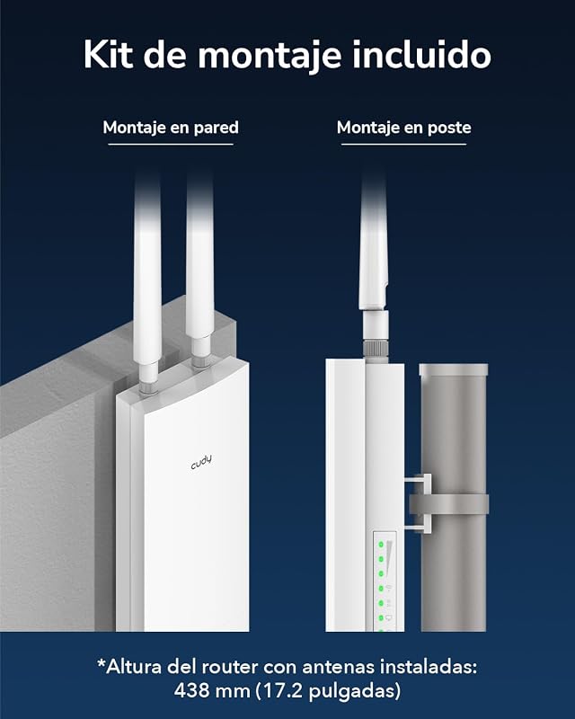 AC1200 Exterior WiFi 5: punto de acceso WiFi para exte, AP1200 Outdoor — foto 6 de 6