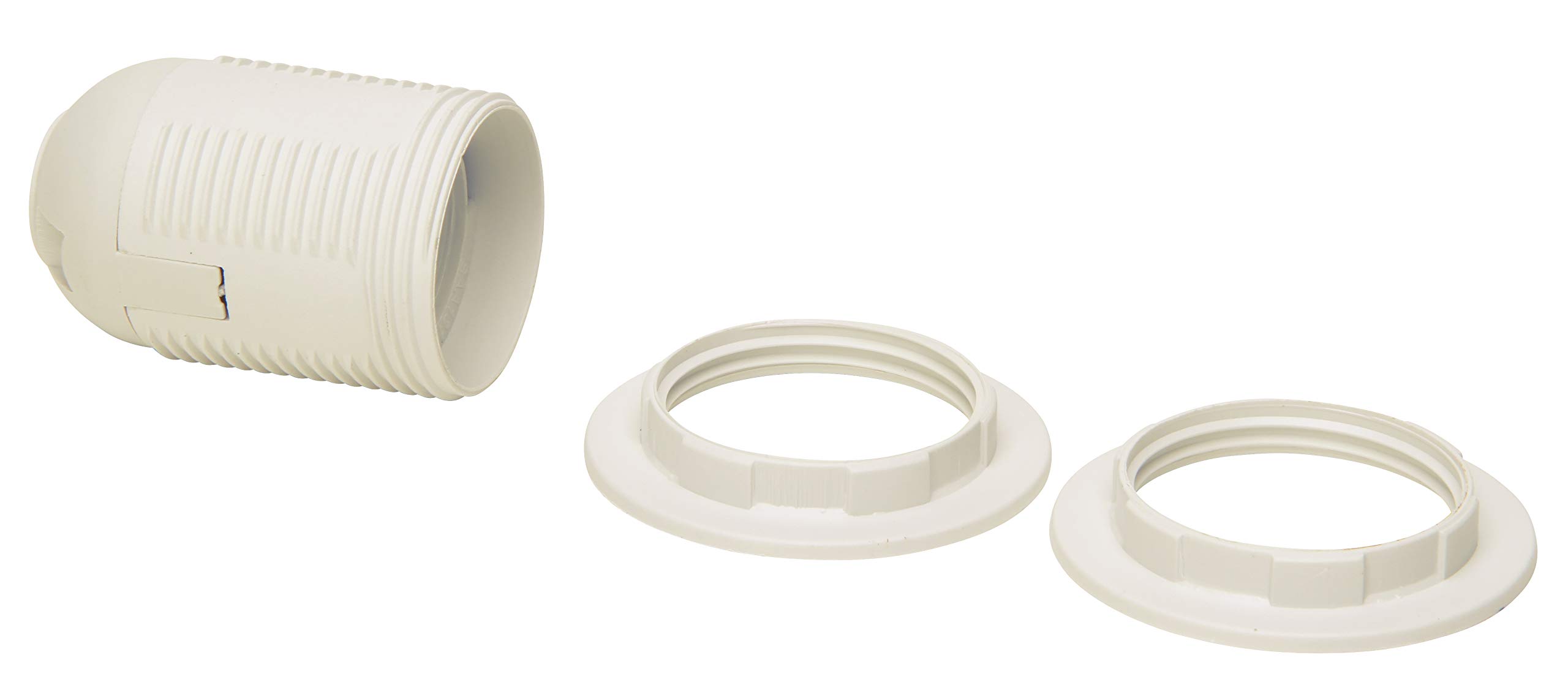 Kopp 214301045 Insulation Socket E27 with 2X Umbrella Support Rings Cream-White