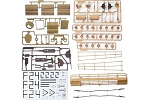 JIAFANRC DIY Accessory Full Set for HL Henglong 3918 1/16 RC Tank U.S. M1A2 Abrams