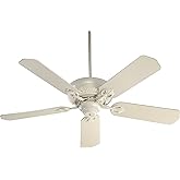 78525-67 Chateaux 5-Blade Energy Star Ceiling Fan with Antique White Blades, 52-Inch, Antique White Finish