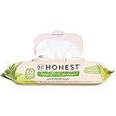 The Honest Company Scented Wipes, Hypoallergenic, Aloe Cucumber, 60 Count | Baby Wipes, 60 Ct. Hypoallergenic, Plant-Based, 99% Water, Naturally Derived, With Aloe. For Sensitive Skin.