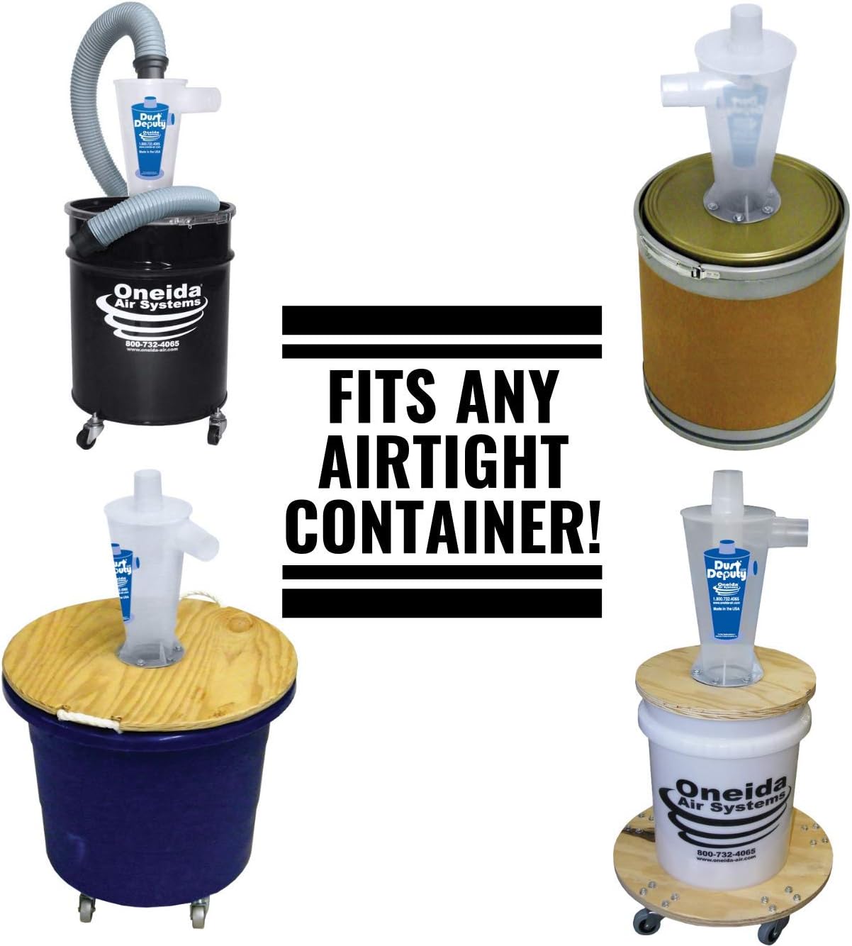 The Dust Deputy DIY Standalone Anti-Static Cyclone Separator (The Dust Deputy DIY): Home Improvement