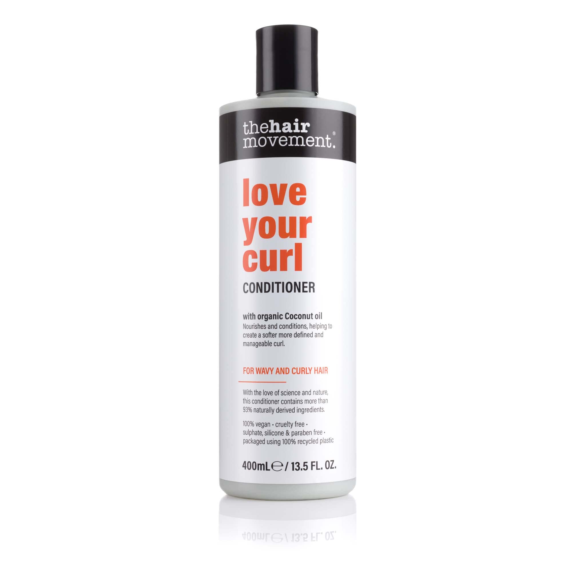 The Hair Movement | Love Your Curl Conditioner | Sulphate Free | Paraben Free | Salon Professional Anti-Frizz Cream for Hair Styling | Smoothing | Blow Dry