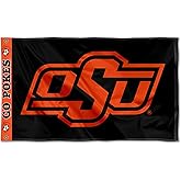 College Flags & Banners Co. Oklahoma State Cowboys Printed Header 3x5 Foot Banner Flag