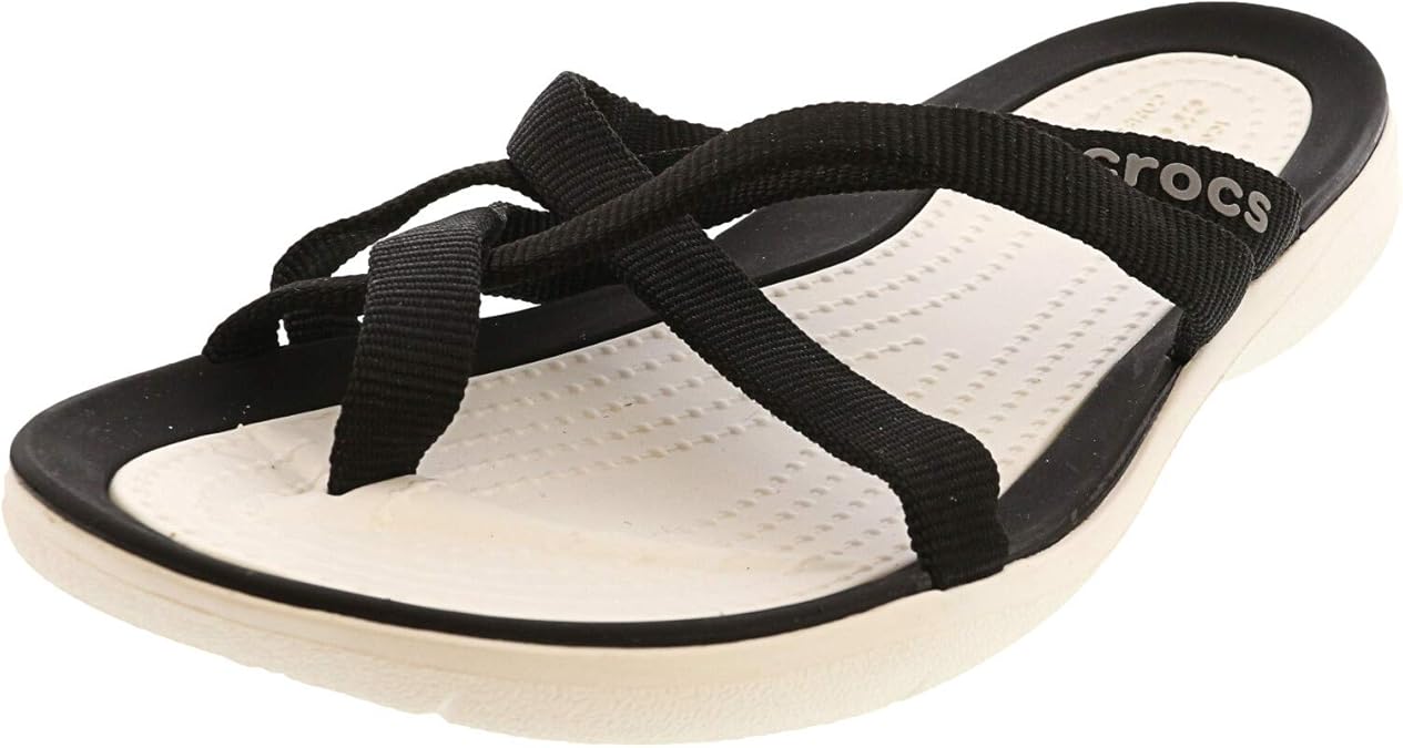 crocs swiftwater webbing flip