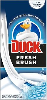 Topest Toilet Dock Fresh Brush with Holder Starter Kit 1 Handle 4 Refills view 2