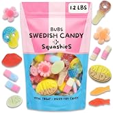 Viral Swedish Candy Mix with Bubs and UK's Famous Squashies, 1.2 lbs bag