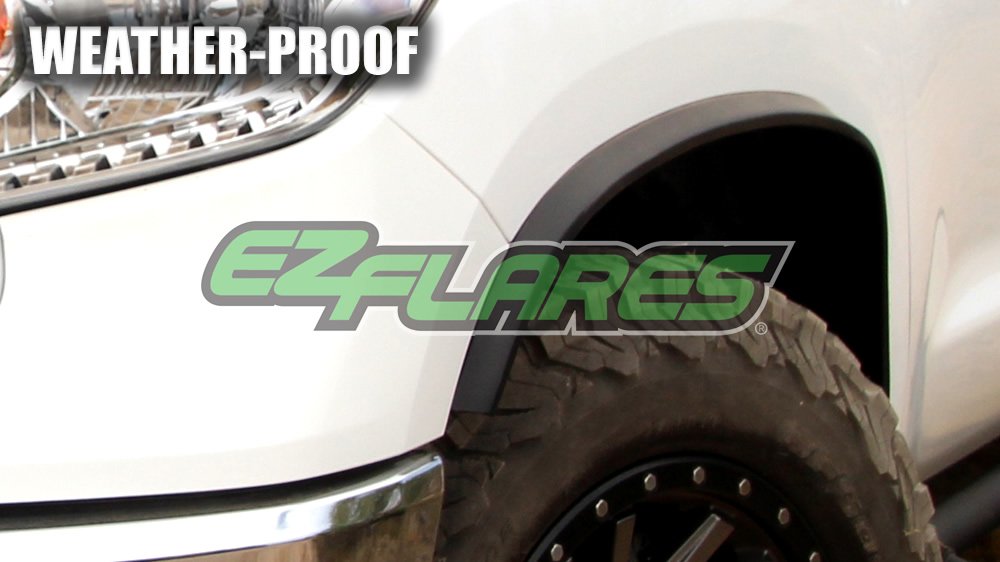 The Original EZ Flares Universal Flexible Foam Rubber Fender Flares