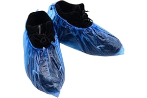 100PCS (50Pairs) Disposable Shoe Covers Waterproof Non-Slip Durable Boot Covers for Indoors Cleaning Real Estate Travel Const