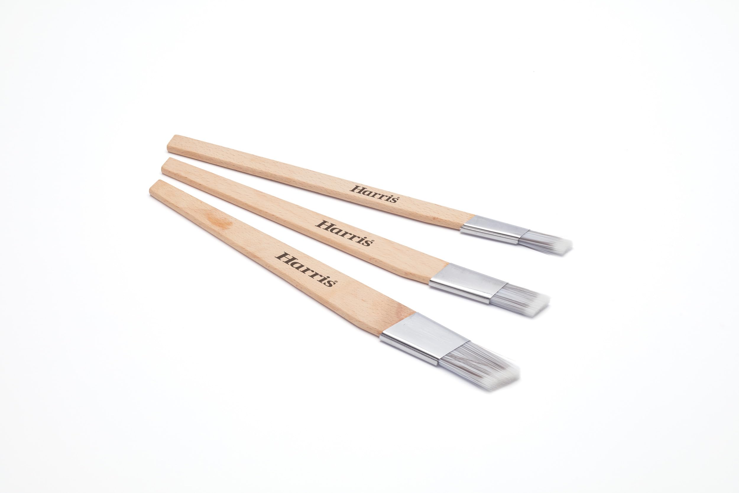 Harris Seriously Good Fitch Paint Brushes Pack Of 3 Cutting In, Hobby & Craft 0.5", 0.75", 1"