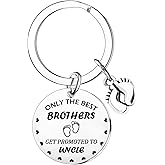 Uncle To Be Keychain New Uncle Gifts for Uncle Keychain Father’s Day Gift Uncle Announcement Gift Promoted to Uncle Christmas Birthday Gifts