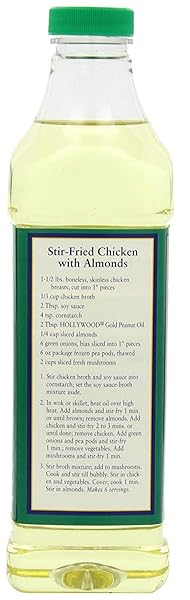 HOLLYWOOD ENRICHED GOLD PEANUT OIL, 24 OZ
