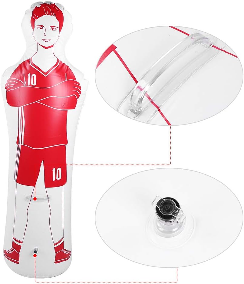 Gerioie Football Dummy, Soccer Dummy, Practical for Soccer Accessories Soccer Training(red) : Sports & Outdoors