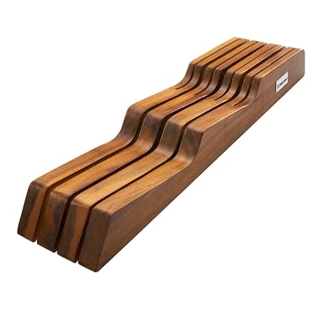 Wusthof Acacia In Drawer 7 Slot Knife Organizer Tray Amazon Co Uk