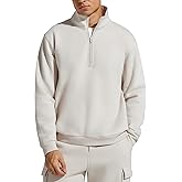 G4Free Flurrylux Men's Zip Pullover Fleece Lined Sweatshirts Half Zip Cotton Stand Collar Fashion Hoodies Winter