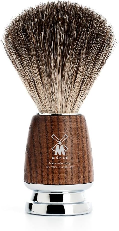 MÜHLE Pure Badger Shaving Brush (Steamed Ashwood)