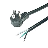 Flat Plug Power Cord Replacement 10 ft, 16 Gauge