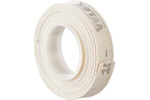 Velox 10mm x 2m Rim Tape – 2-Pack Box – Deluxe Cotton Adhesive Rim Strip for Presta & Schrader Valves, High-Pressure & Heat-Resistant Protection for Road, MTB & Track Wheels