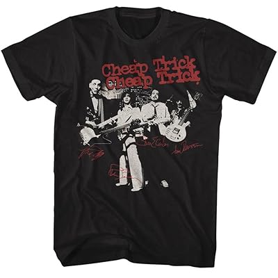 Buy Trick T-Shirt with Band Autographs Black at Ubuy Madagascar