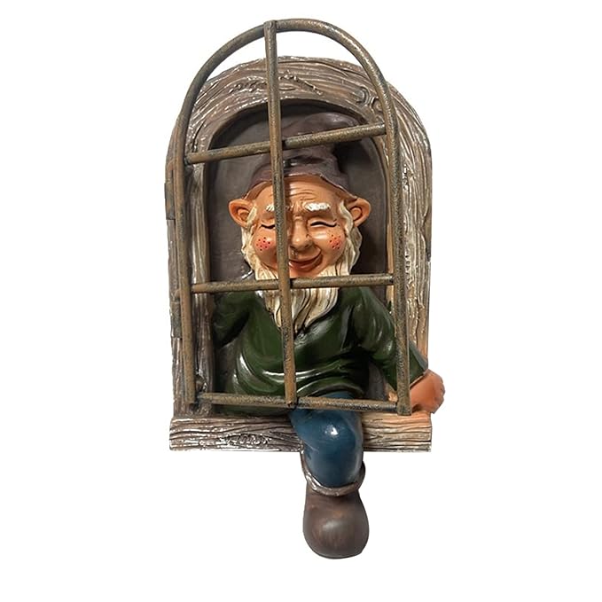 Dwarf gate Design Garden Character Statues Outdoor Funny Statue for