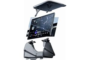 Superlit Tesla Under Screen Hidden Compartment – Center Console Storage Shelf for Model Y & Model 3 2016–2025 Detachable Organizer Table for Phone Key Card & Small Essentials, Tesla Interior Accessory