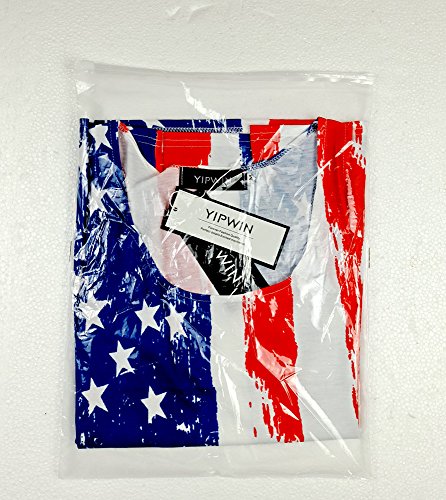 image for DRAGON VINES Womens Plus Size American Flag Tank Top 4th July Tanks US